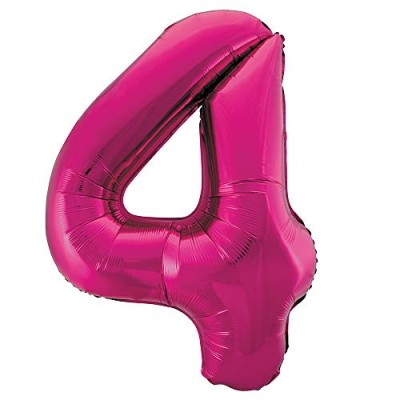 GLOBO FOIL 86 CM-ROSA N.4