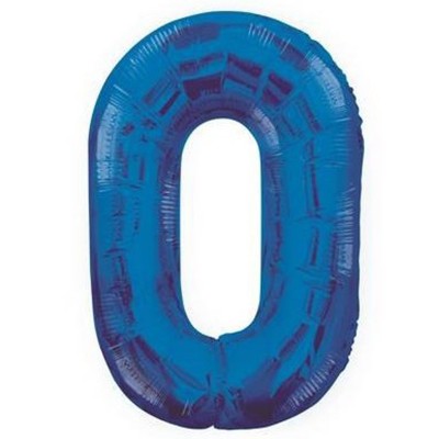 GLOBO FOIL 86 CM-AZUL N.0