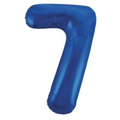 GLOBO FOIL 86 CM-AZUL N.7