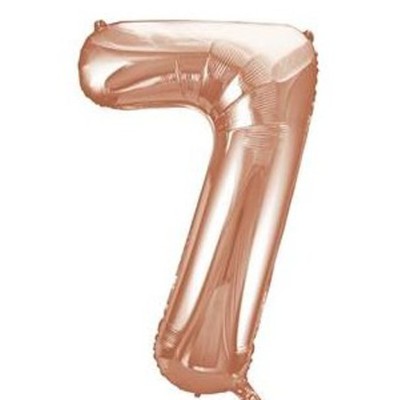 GLOBO FOIL 86 CM ROSA GOLD N.7