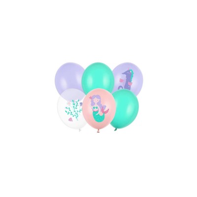 GLOBOS LATEX SIRENA 6 UND - PD
