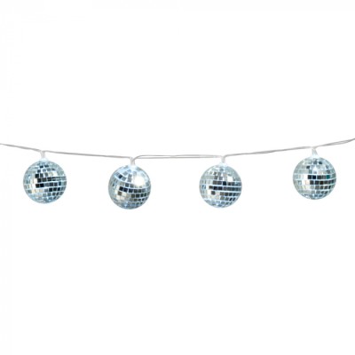 GUIRNALDA BOLAS DISCO LED 140 CM