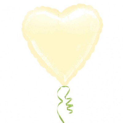 GLOBO CORAZON VAINILLA