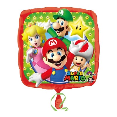 GLOBO FOIL MARIO BROS 18'