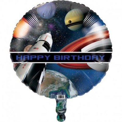 GLOBO FOIL COHETE Y ESPACIO 18'