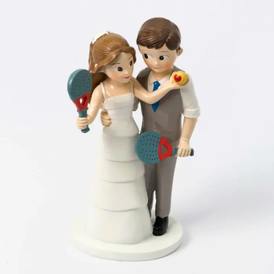 FIGURA PASTEL NOVIO PADEL 18 CM