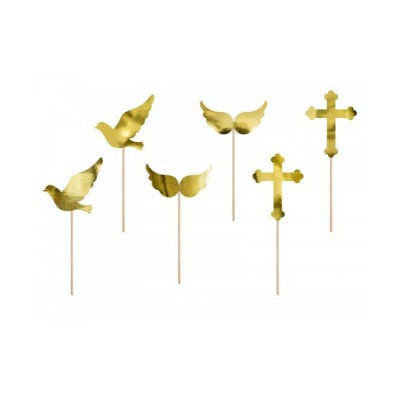 MINI TOPPERS COMUNION 6 PZAS