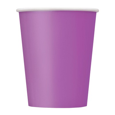 VASOS CARTON LILA 8 UND 250 CC