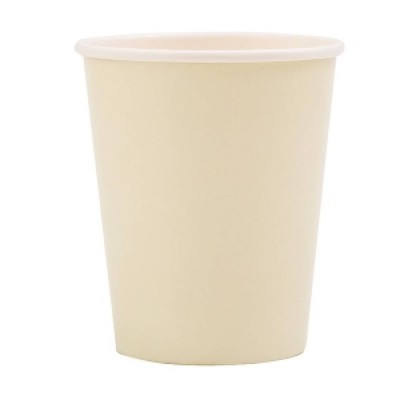 VASOS CARTON CREMA 8 UND 250 CC