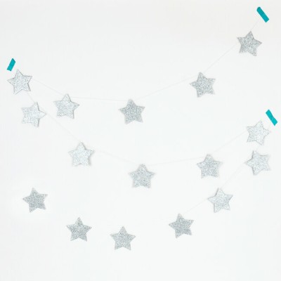 GUIRNALDA ESTRELLAS PLATA 3 MTROS