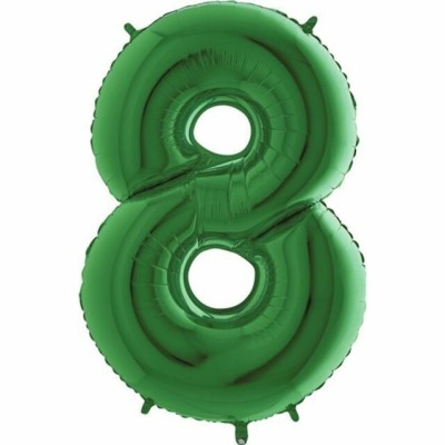 GLOBO VERDE 102 CM  NUM. 8