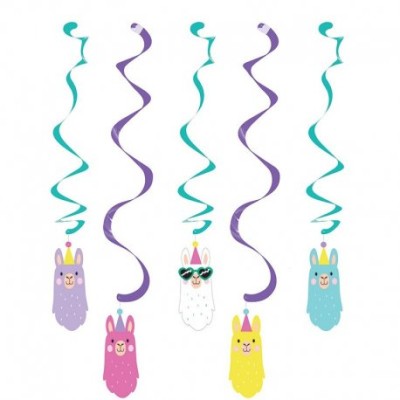 DECO. COLGANTE LLAMA PARTY 5 UND