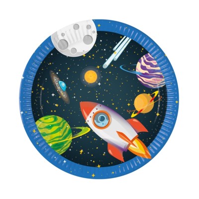 PLATOS ESPACIO 23 CM 8 UND