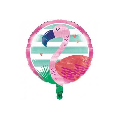 GLOBO FOIL FLAMINGO 45 CM