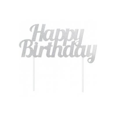 TOPPER HAPPY BIRTHDAY PLATA -CP