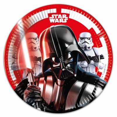 PLATOS STAR WARS 20 CM 8 UND