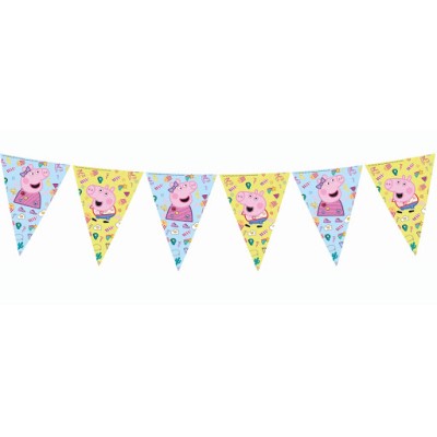 BANDERIN TRIANGULO PEPPA PIG 2.30CM