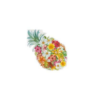 SERVILLETAS FORMA PIÑA TROPICAL 16 UND