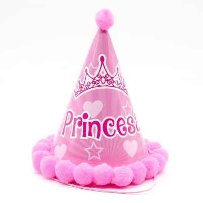 GORRO POMPON ROSA PRINCESA