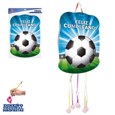 PIÑATA FUTBOL EURO