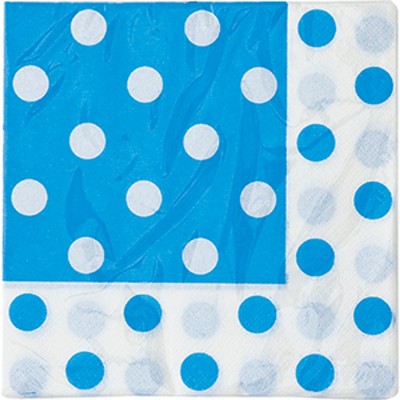 SERVILLETAS TOPOS AZUL 30 UND