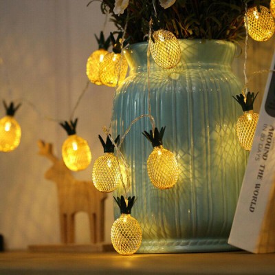 GUIRNALDA DE PIÑAS CON LUZ LED