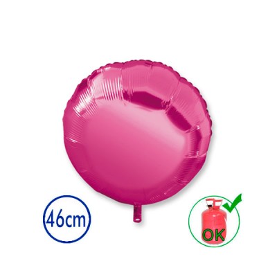 GLOBO CIRCULO FUCSIA 46 CM (18')