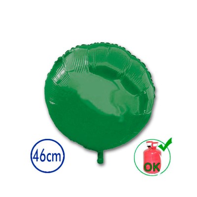 GLOBO CIRCULO VERDE 46 CM (18')