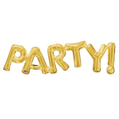 LETRAS PARTY ORO