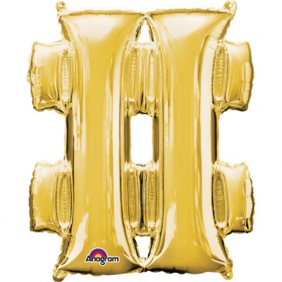 GLOBO MINI LETRA  - ORO