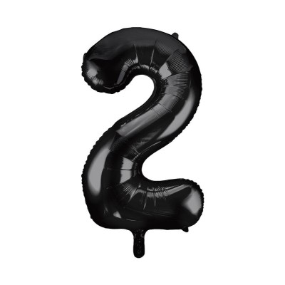 GLOBO NEGRO 86 CM NUM. 2