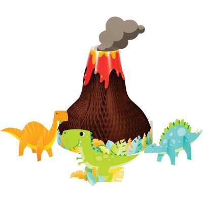 CENTRO MESA DINOSAURIOS 4 PZAS