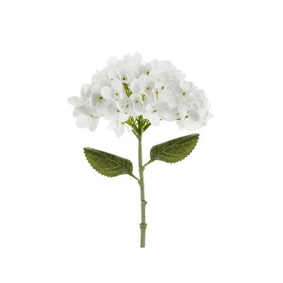 FLOR ARTIFICIAL HORTENSIA 35 CM BLANCO