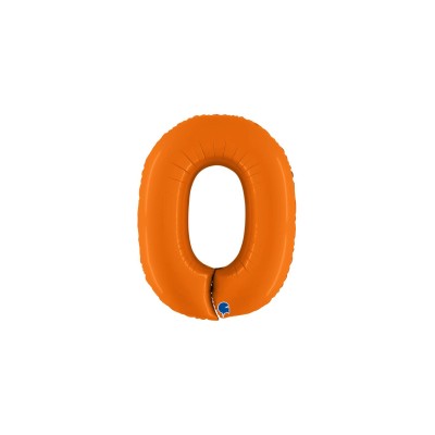 GLOBO FOIL 40'NARANJA NUM.0