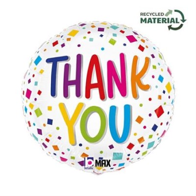 GLOBO FOIL THANK YOU COLORES