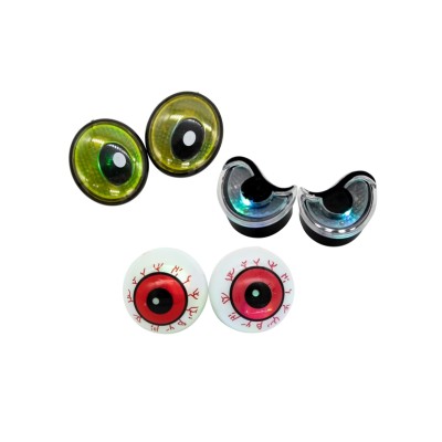 OJOS LUZ LED CALABAZA CAMBIO COLOR 3 SURTIDOS