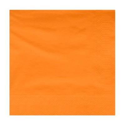 SERVILLETA NARANJA 40X40 50 UND HODECOR
