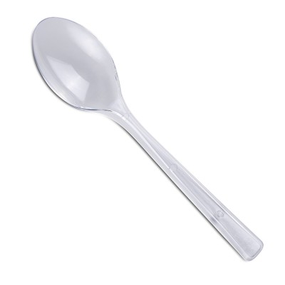 CUCHARA TRANSPARENTE 20 UND REUTILIZABLE