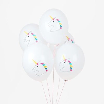 GLOBOS LATEX UNICORNIO 5 UND *MLD*