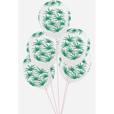 GLOBOS LATEX PLANTAS VERDES 5 UND