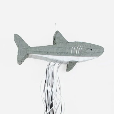 PIÑATA TIBURON GRIS