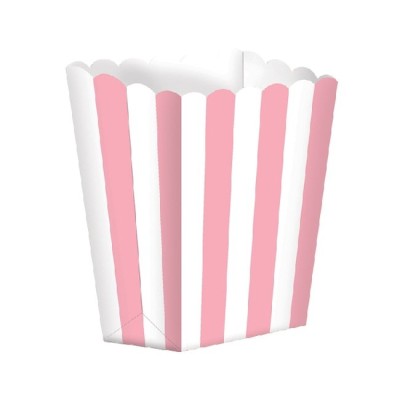 CAJA PALOMITAS ROSA 13 CM. 5 UND
