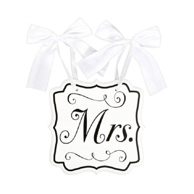 COLGANTE PIZARRA¨MRS¨ BLANCO