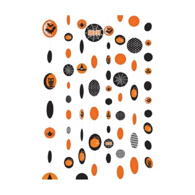 COLGANTE PAPEL HALLOWEEN 8 PZAS