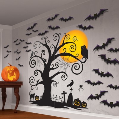 DECORACION PARED MURCIELAGOS