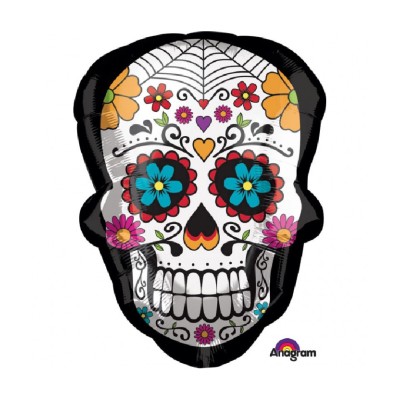 GLOBO CALAVERA CATRINA 45 X 60 CM