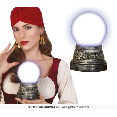 BOLA PITONISA CON LUZ 18 CMS.