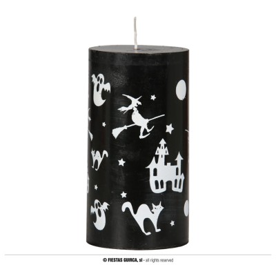 VELON HALLOWEEN NEGRO 13 X 7 CM