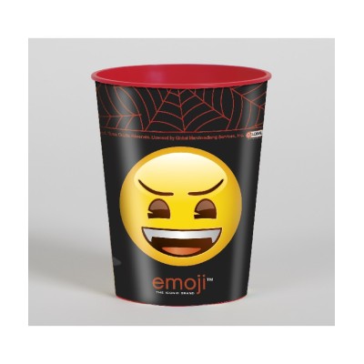 VASO PLASTICO EMOJI HALLOWEEN