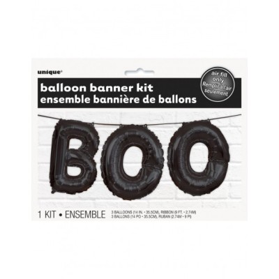 GLOBO ¨BOO¨ NEGRO AIRE